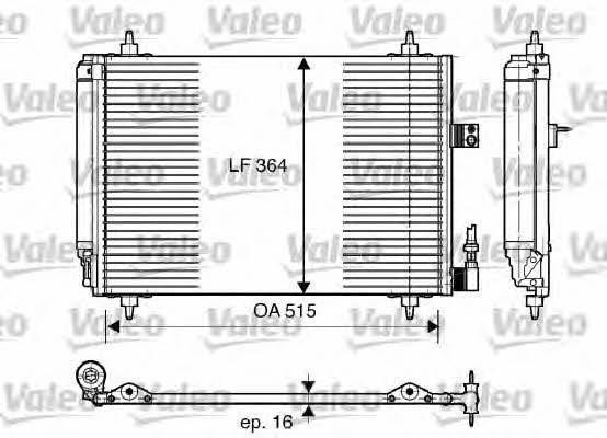 Valeo 814066 Радиатор кондиционера (Конденсатор) 814066: Отличная цена - Купить в Польше на 2407.PL!