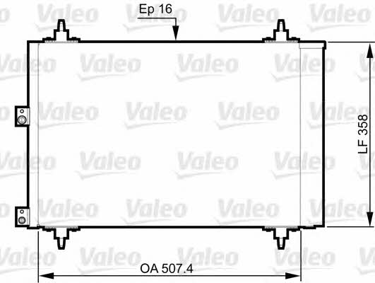 Valeo 814080 Радиатор кондиционера (Конденсатор) 814080: Купить в Польше - Отличная цена на 2407.PL!