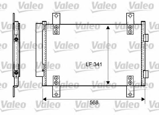 Valeo 814081 Радиатор кондиционера (Конденсатор) 814081: Купить в Польше - Отличная цена на 2407.PL!