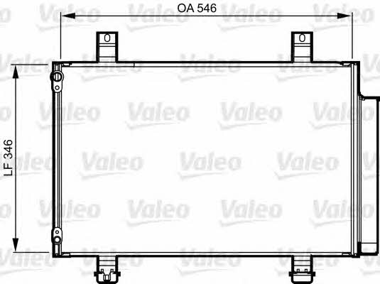 Valeo 814237 Радіатор кондиціонера (Конденсатор) 814237: Приваблива ціна - Купити у Польщі на 2407.PL!