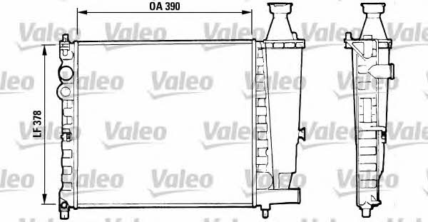 Valeo 816555 Radiator, engine cooling 816555: Buy near me at 2407.PL in Poland at an Affordable price!