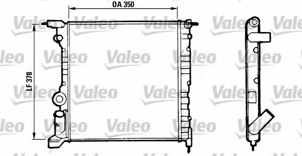 Valeo 816656 Radiator, engine cooling 816656: Buy near me in Poland at 2407.PL - Good price!