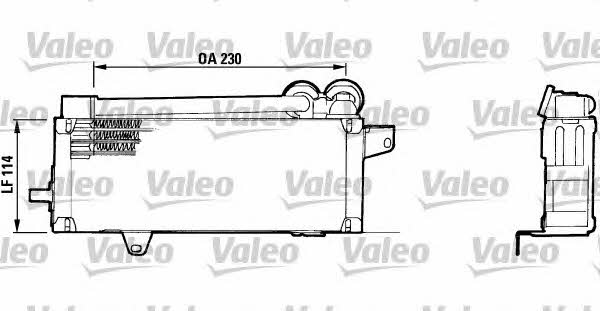 Valeo 816749 Oil cooler 816749: Buy near me in Poland at 2407.PL - Good price!