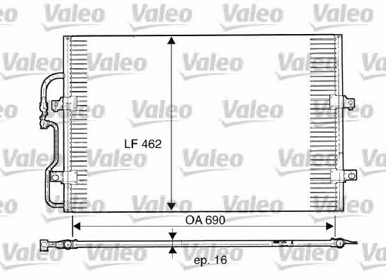 Valeo 816852 Радиатор кондиционера (Конденсатор) 816852: Купить в Польше - Отличная цена на 2407.PL!