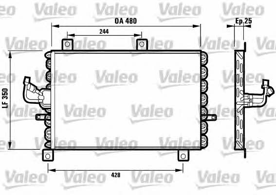 Valeo 816965 Радиатор кондиционера (Конденсатор) 816965: Отличная цена - Купить в Польше на 2407.PL!