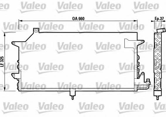 Valeo 817021 Радиатор кондиционера (Конденсатор) 817021: Отличная цена - Купить в Польше на 2407.PL!
