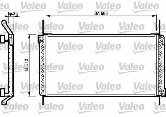 Valeo 817025 Радиатор кондиционера (Конденсатор) 817025: Отличная цена - Купить в Польше на 2407.PL!