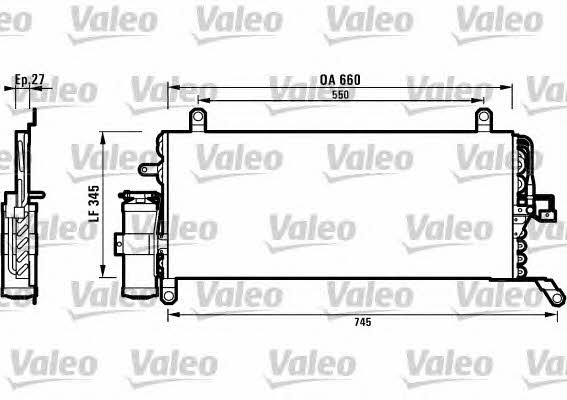 Valeo 817050 Радиатор кондиционера (Конденсатор) 817050: Отличная цена - Купить в Польше на 2407.PL!