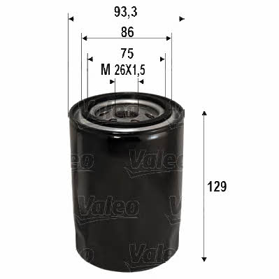 Valeo 586076 Oil Filter 586076: Buy near me in Poland at 2407.PL - Good price!