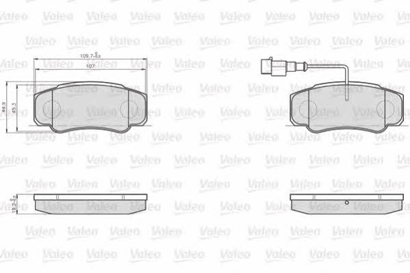 Valeo 872921 Тормозные колодки дисковые, комплект 872921: Отличная цена - Купить в Польше на 2407.PL!