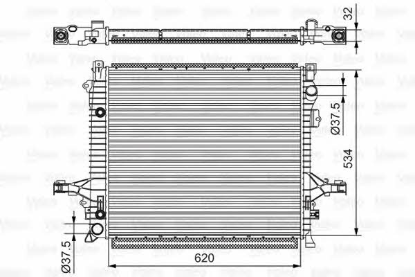 Valeo 701539 Radiator, engine cooling 701539: Buy near me at 2407.PL in Poland at an Affordable price!