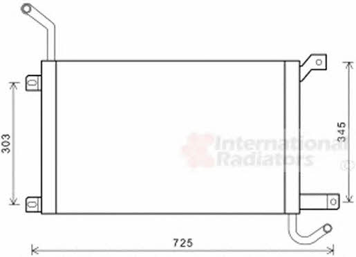 Van Wezel 02002224 Radiator, engine cooling 02002224: Buy near me in Poland at 2407.PL - Good price!