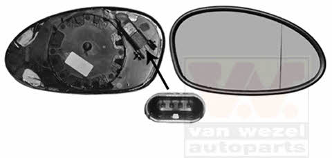 Van Wezel 0627866U Mirror Glass Heated 0627866U: Buy near me in Poland at 2407.PL - Good price!