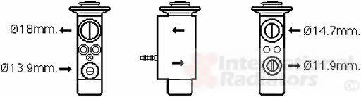 Van Wezel 06001441 Air conditioner expansion valve 06001441: Buy near me in Poland at 2407.PL - Good price!