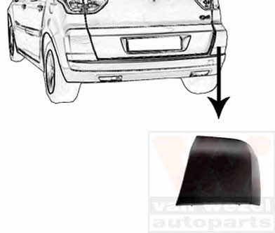 Van Wezel 0972552 Trim rear bumper right 0972552: Buy near me in Poland at 2407.PL - Good price!