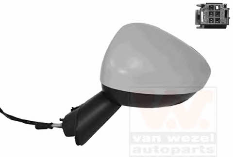 Van Wezel 0929807 Rearview mirror external left 0929807: Buy near me at 2407.PL in Poland at an Affordable price!