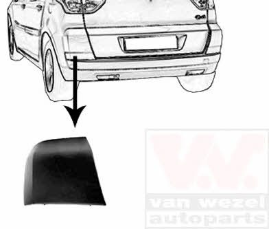 Van Wezel 0972551 Trim rear bumper left 0972551: Buy near me at 2407.PL in Poland at an Affordable price!