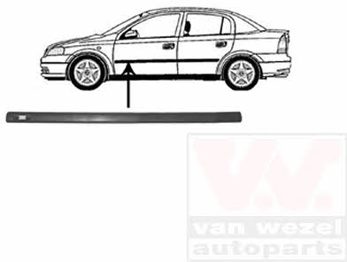 Van Wezel 3742403 Front door trim left 3742403: Buy near me at 2407.PL in Poland at an Affordable price!