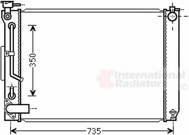 Van Wezel 53002648 Radiator, engine cooling 53002648: Buy near me in Poland at 2407.PL - Good price!