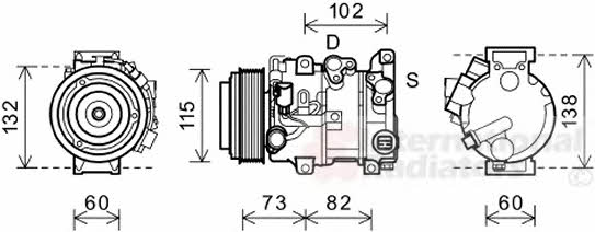 Van Wezel 5300K658 Kompressor klimaanlage 5300K658: Kaufen Sie zu einem guten Preis in Polen bei 2407.PL!