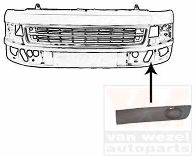 Van Wezel 5790591 Front bumper grille (plug) left 5790591: Buy near me at 2407.PL in Poland at an Affordable price!