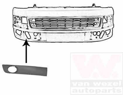 Van Wezel 5790594 Front bumper grille (plug) right 5790594: Buy near me in Poland at 2407.PL - Good price!