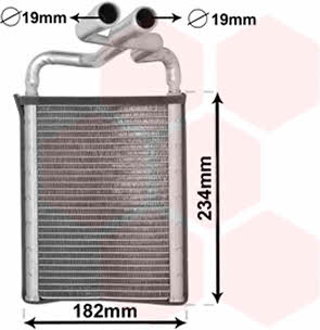 Van Wezel 82006356 Радиатор отопителя салона 82006356: Отличная цена - Купить в Польше на 2407.PL!