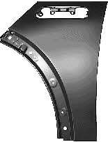 Van Wezel 0502656 Front fender right 0502656: Buy near me in Poland at 2407.PL - Good price!