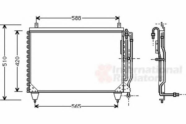 Van Wezel 30005284 Радиатор кондиционера (Конденсатор) 30005284: Отличная цена - Купить в Польше на 2407.PL!