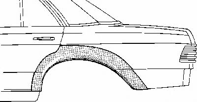 Van Wezel 3030147 Часть ремонтная крыла заднего левого 3030147: Отличная цена - Купить в Польше на 2407.PL!