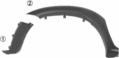 Van Wezel 5486525 Wing extension front left 5486525: Buy near me in Poland at 2407.PL - Good price!