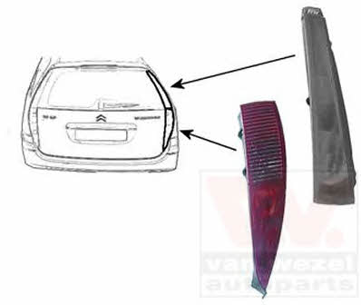 Van Wezel 0961938 Tail lamp lower right 0961938: Buy near me in Poland at 2407.PL - Good price!