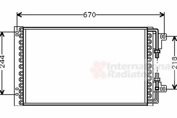 Van Wezel 17005157 Cooler Module 17005157: Buy near me in Poland at 2407.PL - Good price!