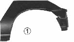 Van Wezel 1830145 Repair part rear fender left 1830145: Buy near me at 2407.PL in Poland at an Affordable price!