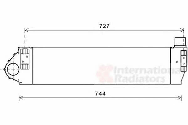 Van Wezel 43004482 Intercooler, charger 43004482: Buy near me in Poland at 2407.PL - Good price!