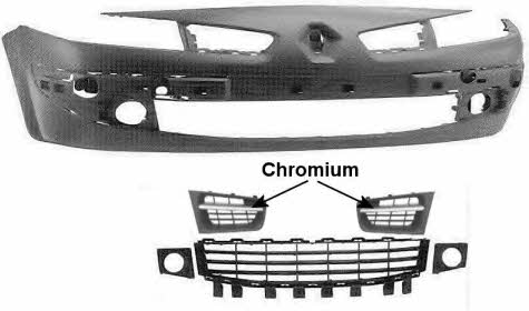 Van Wezel 4375576 Front bumper 4375576: Buy near me at 2407.PL in Poland at an Affordable price!