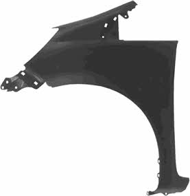 Front wing fender Honda FIT: 2545657 Van Wezel Front fender left