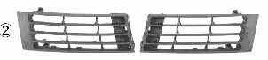 Bumper mesh Audi A4: 0324592 Van Wezel Front bumper grille (plug) right