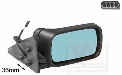  0640807 Rearview mirror external left 0640807: Buy near me in Poland at 2407.PL - Good price!