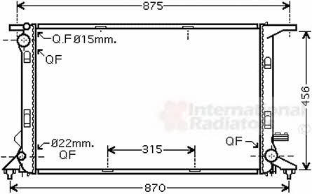 Van Wezel 03002290 Radiator, engine cooling 03002290: Buy near me in Poland at 2407.PL - Good price!