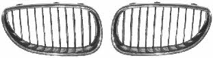 0655514 Van Wezel Prawa kratka chłodnicy, grill