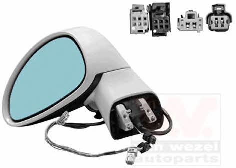 Van Wezel 0970817 Rearview mirror external left 0970817: Buy near me in Poland at 2407.PL - Good price!