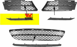 Van Wezel 0657482 Trim front bumper right 0657482: Buy near me in Poland at 2407.PL - Good price!
