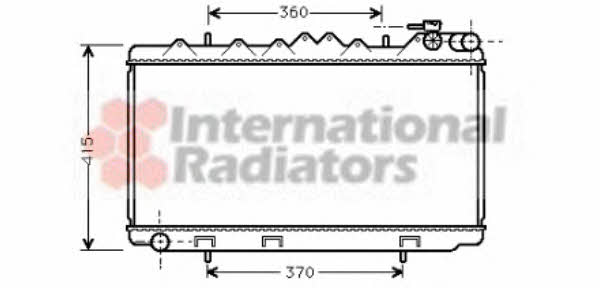 Van Wezel 13002092 Radiator, engine cooling 13002092: Buy near me in Poland at 2407.PL - Good price!