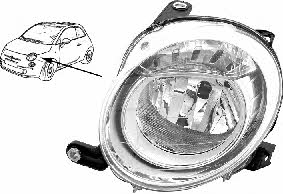 Van Wezel 1604962 Headlight right 1604962: Buy near me in Poland at 2407.PL - Good price!