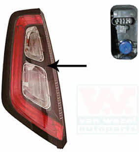 Van Wezel 1619923 Tail lamp left 1619923: Buy near me at 2407.PL in Poland at an Affordable price!
