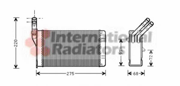 Van Wezel 09006055 Wärmetauscher, innenraumheizung 09006055: Kaufen Sie zu einem guten Preis in Polen bei 2407.PL!