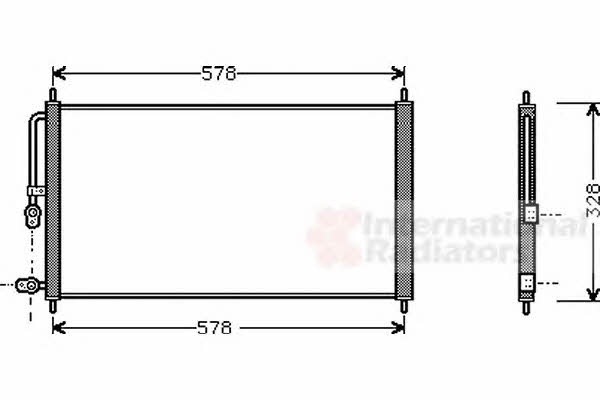 Van Wezel 25005083 Cooler Module 25005083: Buy near me in Poland at 2407.PL - Good price!