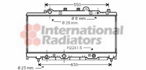 Van Wezel 17002149 Радиатор охлаждения двигателя 17002149: Отличная цена - Купить в Польше на 2407.PL!