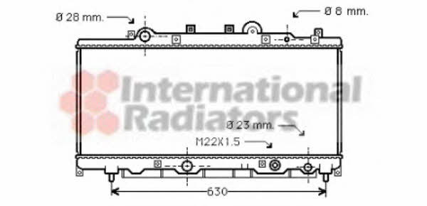 Van Wezel 17002199 Chłodnica, układ chłodzenia silnika 17002199: Dobra cena w Polsce na 2407.PL - Kup Teraz!